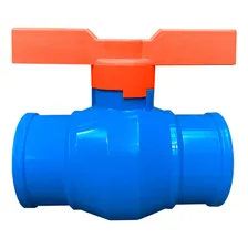 Registro Esfera Soldável 75mm Pvc Azul Unifortte Foto mini 1