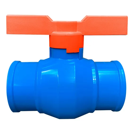 Registro Esfera Soldável 75mm Pvc Azul Unifortte Foto 1