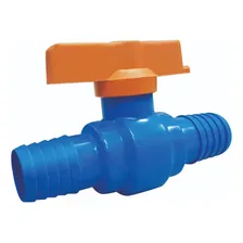 Registro Esfera Uniao Dentada Azul 3/4'' PVC Irrigação Foto mini 1