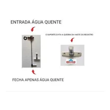 Registro Misturador Aquecimento Aquecedor Solar Gás 70 Cm Acabamento Cromado Cor Prateado Foto mini 2