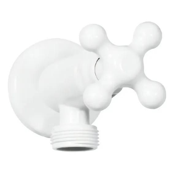 Registro P/ Máquina De Lavar 1130012 - Viqua Acabamento Brilhante Cor Branco Foto 1
