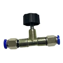 Registro Regulador Fluxo Pneumático 8mm Vapor De Gasolina Foto mini  3