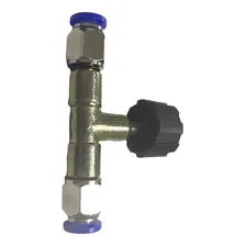 Registro Regulador Fluxo Pneumático 8mm Vapor De Gasolina Foto  mini 1