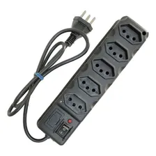 Régua 5 Tomadas Bivolt Com Proteção, Chave E Led Foto mini 2