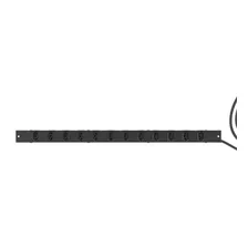 Régua 8 Tomadas Para Rack 19'' 1u 20a C/disjuntor Fibracem Cor Preto Foto mini 3