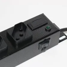 Régua 8 Tomadas Rack 19 - Filtro De Linha 2200 Watts - Capte Foto mini 2