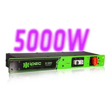 Regua De Energia Para Rack 19 Com 8 Tomadas Disjuntor 5000w Cor Preto 127V/220V Ipec Modelo Dj5000 Foto mini 3