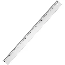Régua Desetec AcrÃlica Cristal 50cm 7150 1 Un Trident Foto mini 1