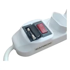 Régua Energia Extensao Fonte 6 Tomada Com Fusivel Led 1,5m Foto mini  3