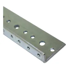 Régua Furada Para Painel De Rack E Cases Zincada - 2 Metros Foto mini 2