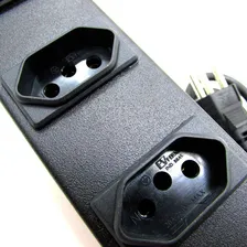 Régua Para Rack 19 Pol Com 8 Tomadas De 20a Plug 20a Calha Cor Preto 127V/220V Foto mini 4