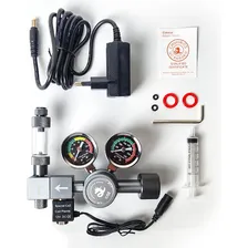 Regulador Co2 Solen贸ide 12v Bivolt G5/8 Chihiros Limited Edi Foto mini 4
