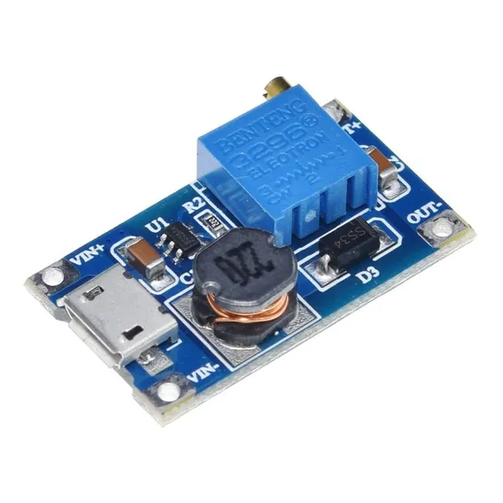 Regulador Conversor Dc Dc Step-up 2a 2-24v Para 5-28v Mt3608 Foto 1