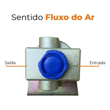 Regulador De Ar Fluir Pressão Para Compressor 1/4 Aer2000n Foto mini 4