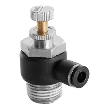 Regulador De Fluxo 6mmxrosca 1/2 Npt - Sistemas Pneumaticos Foto mini 1