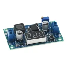 Regulador De Tensão Xl6009 Step Up C/ Display Voltímetro Foto mini  2