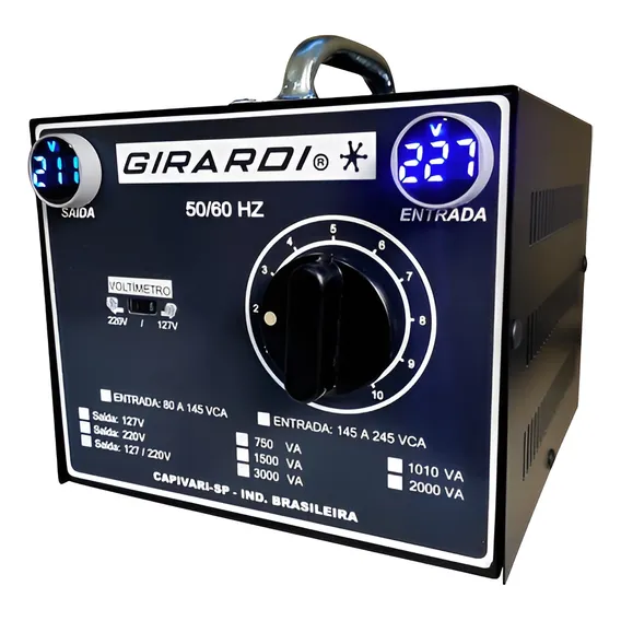 Regulador Manual De Voltagem 1500va Entrada 110v Saída Biv Foto 1
