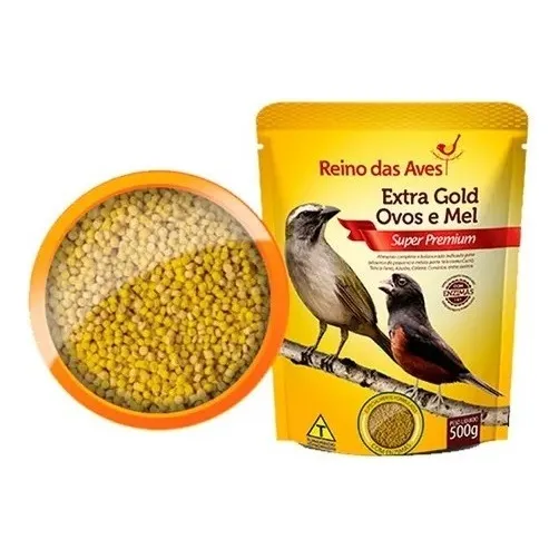 Reino Das Aves - Extra Gold Ovos E Mel - 500g Foto 1