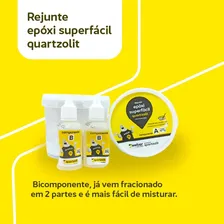 Rejunte Epoxi Superfacil Quartzolit 1kg Branco Foto mini 4