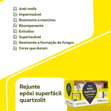 Rejunte Epoxi Superfacil Quartzolit 1kg Branco Foto mini 3