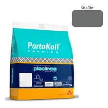 Rejunte Para Piscina Acqua Flex Grafite 4kg Portokoll Foto mini  2