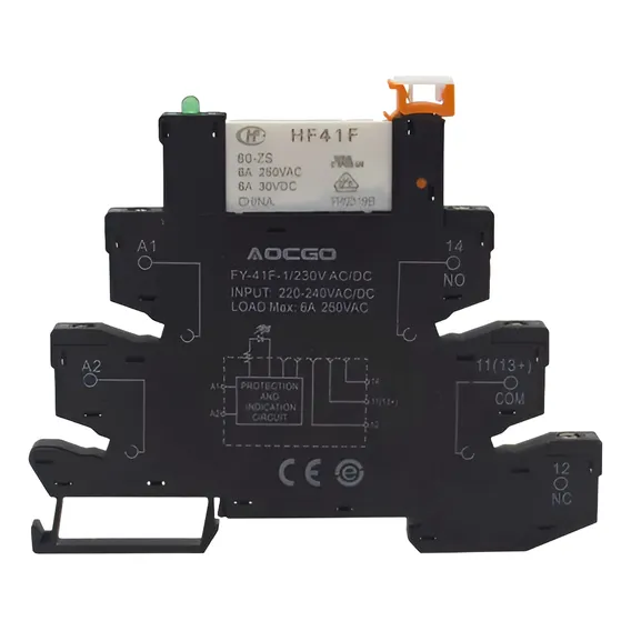 Relê Acoplador Fino Acionamento 220v - 6a Foto 1