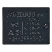 Relé 12v 10a (hjr-3ff-s-z4/12vdc) Tianbo Foto  mini 1