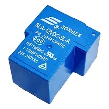 Relê Alta Potência 30a Sla-dc-sl-c 5 Pinos Foto  mini 1