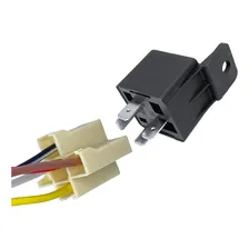 Relé Auxiliar 12v 4 Terminais 40a Dni0102 Com Chicote Foto mini 2