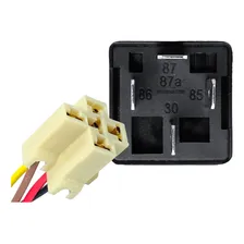 Relé Auxiliar 12v 4 Terminais 40a Dni0102 Com Chicote Foto mini 3