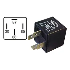 Rele Auxiliar 4 Pinos Invertido 40a 12v Ignição Eletrônica Foto mini 3