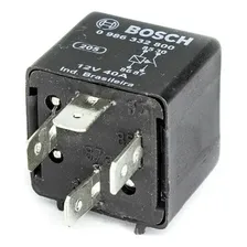 Rele Auxiliar 4 Term. 12v 40a S/suporte Preto Foto mini 3