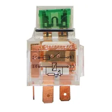 Relé Auxiliar Com Led 40a 12v Universal Com Fusivel Dni8101 Foto mini 2