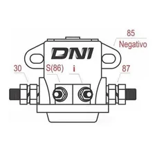 Relé Auxiliar De Partida Ford E Vw 12v - Dni 8178 Foto mini  3