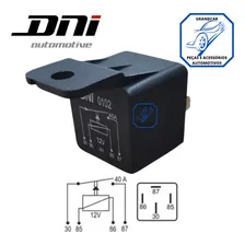 Rele Auxiliar Universal 40A 12v 4 Pinos DNI 0102 Foto mini 3