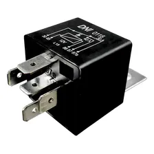 Rele Auxiliar Universal C/ Suporte 12v 40/30a 5 Terminais Foto mini 1