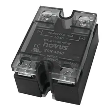 Rele De Estado Solido Ssr Novus 40a 3-32vdc Saída 40-480vac Foto mini 1
