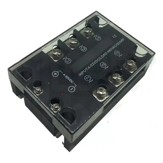 Rele De Estado Solido Ssr Novus 90a 4-32vdc Trifasico Foto 1