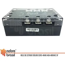 Rele De Estado Solido Trifásico Novus 40a 4-32vdc / 480vac Foto mini 3