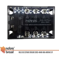Rele De Estado Solido Trifásico Novus 40a 4-32vdc / 480vac Foto mini 4