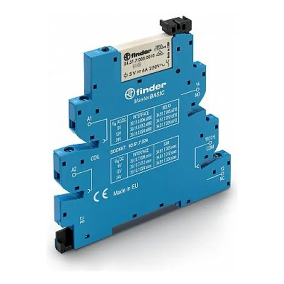 Rele De Interface Finder 24vac/vdc 1naf 6a Foto 1