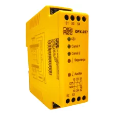 Relé De Segurança Nr12 2 Saídas+1 Saída Aux. 24v Opx-257-t8 Foto mini 1
