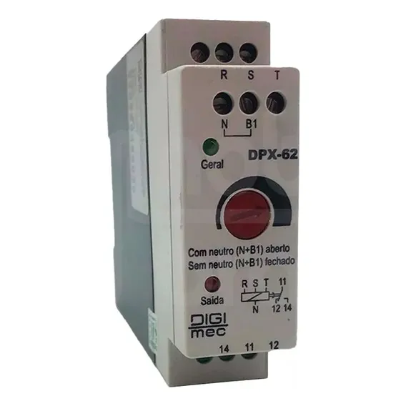 Rele De SequĂȘncia E Falta De Fase Dpx-75 440v- Digimec 440v Foto 1