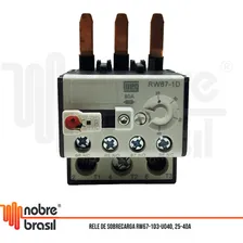 Relé De Sobrecarga Tripolar Rw67-1d3-u040 Ajuste 25-40a Weg Foto mini 3