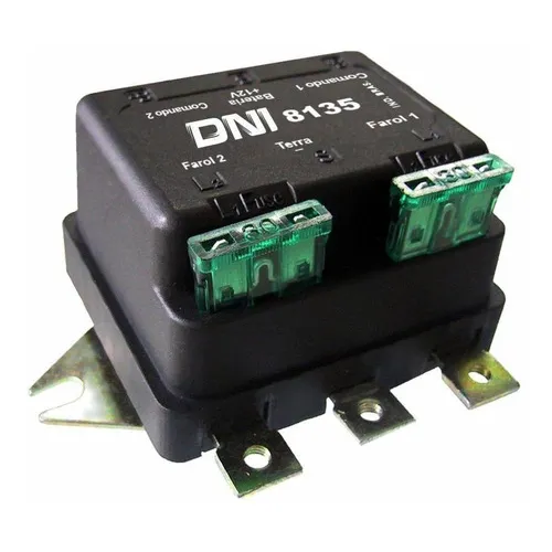 Relé Duplo De Faróis Universal 500w 24v - Dni 8135 Foto 1
