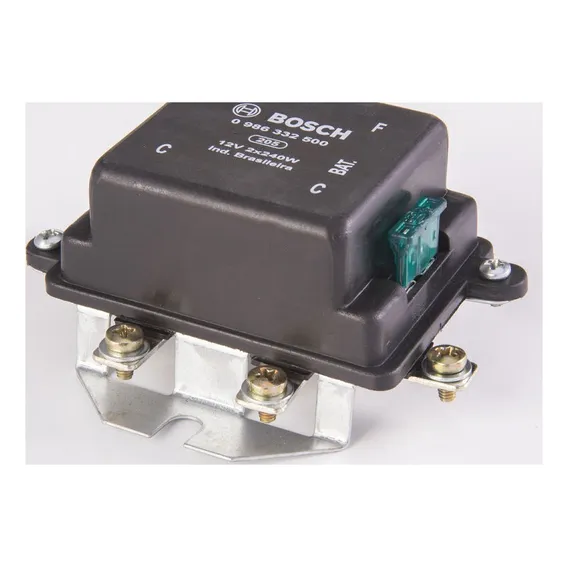 Rele Duplo Farol 12v 20a C/ Tampa Aço Bosch 0986.332.500 Foto 1
