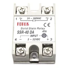 Relé Estado Sólido 40a Ent. 3/32vdc Saí 24/380vac Ssr Fotek Foto mini 3