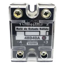 Relé Estado Sólido 48d40a 480vac 40a Ssr40 Loti Foto mini 1