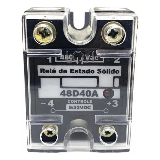 Relé Estado Sólido 48d40a 480vac 40a Ssr40 Loti Foto 1
