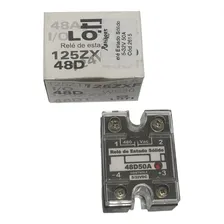 Rele Estado Sólido 50a Para Clp Entrada 5-32vdc 480v Foto mini  2